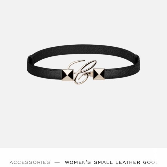 🇮🇹 Made in Italy - Chopard Textured Leather Miss Happy adjustable Belt - Picture 11 of 11